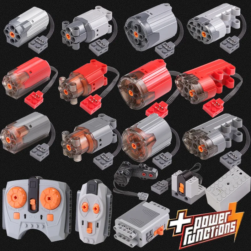 Motor servotren compatible con LEGO PF para MOC de alta potencia