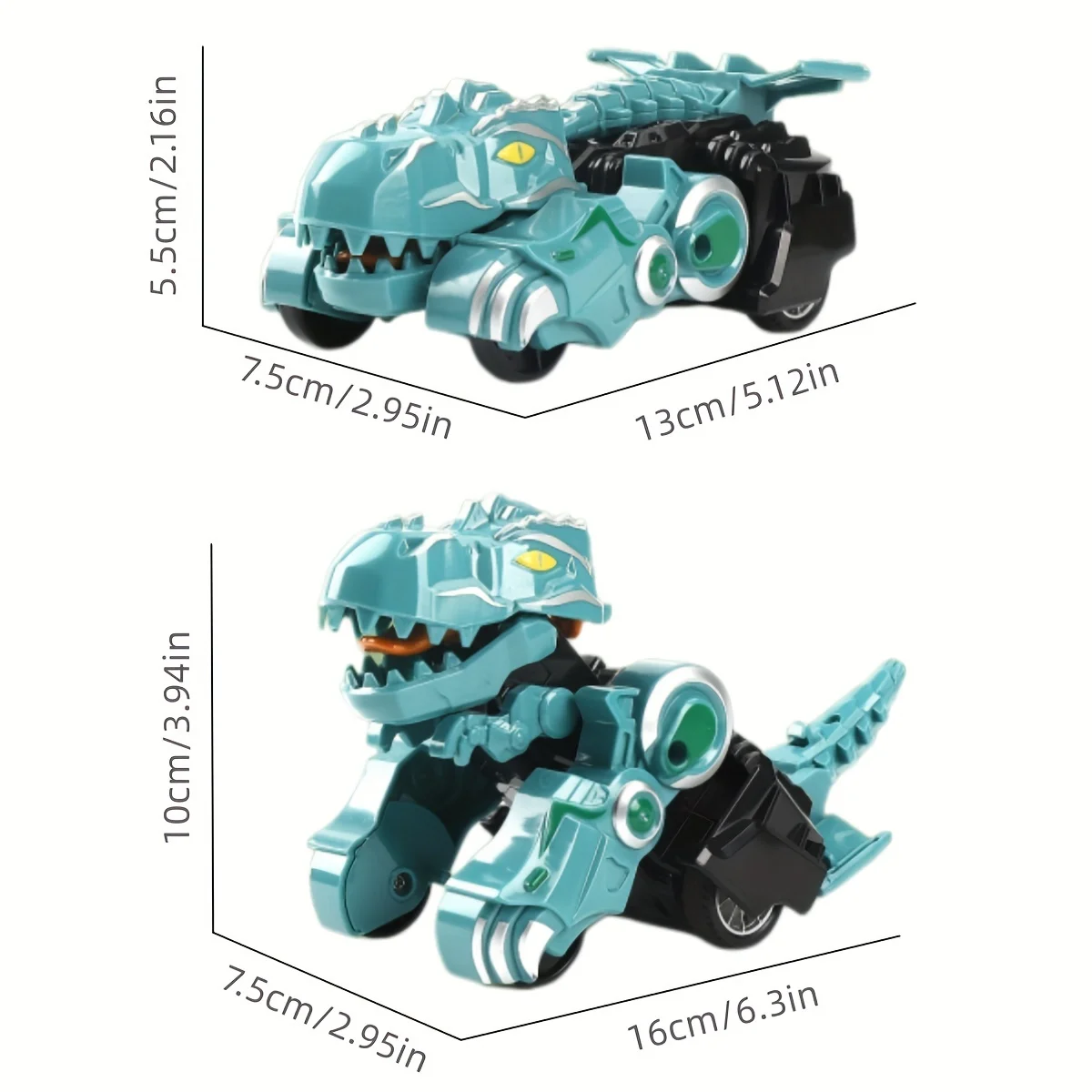 Coche dinosaurio a fricción para niños - imagen 3