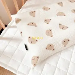 Almohada bebé rectangular con funda transpirable lavable
