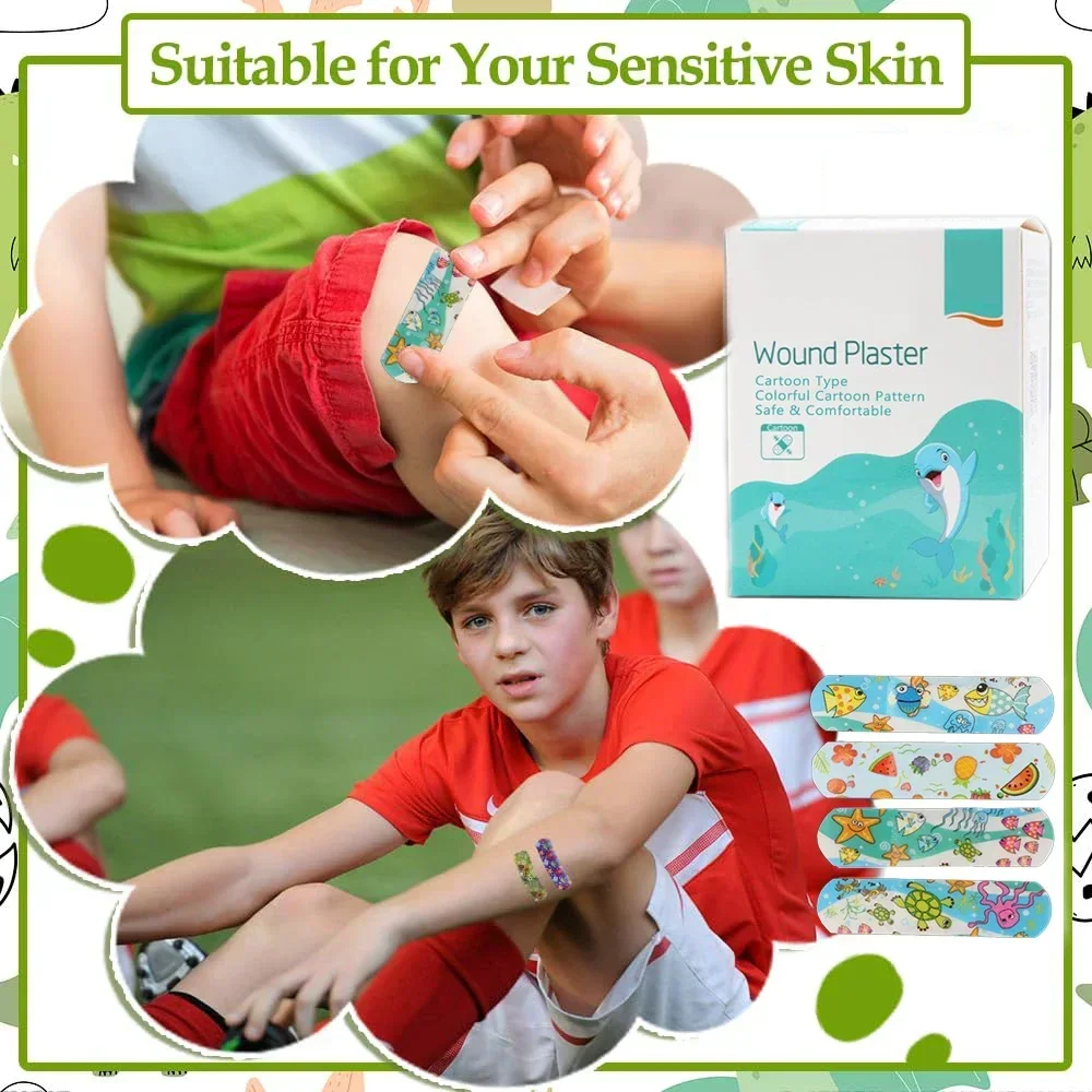 Vendajes infantiles adhesivos flexibles impermeables transpirables - imagen 4