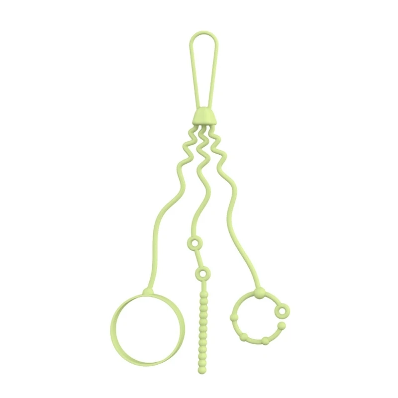 Cadena chupete silicona QX2D con correas ajustables para cochecito