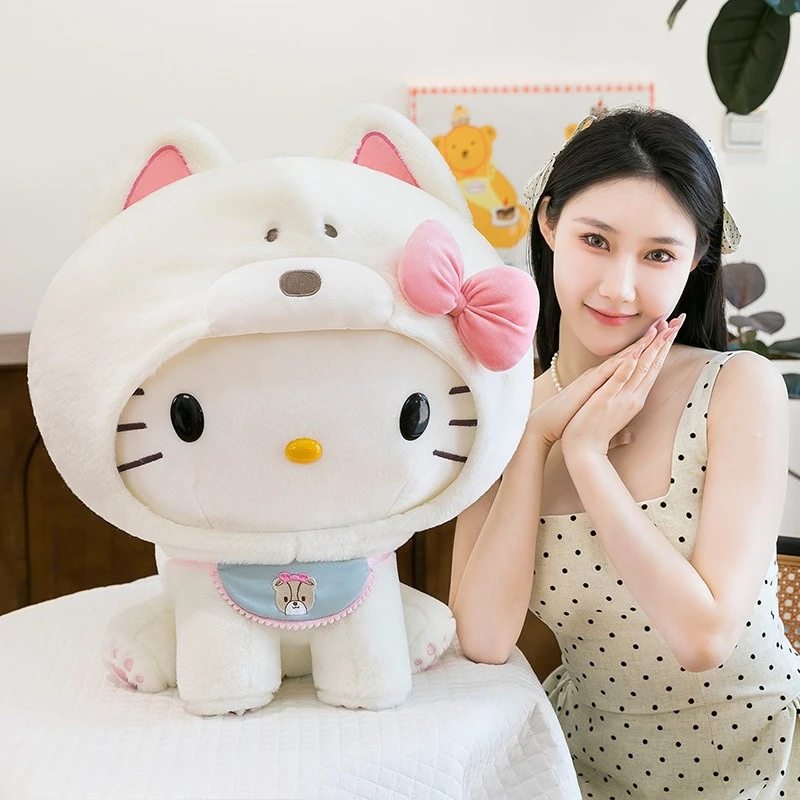 Peluche grande de Hello Kitty Sanrio para almohada infantil - imagen 4