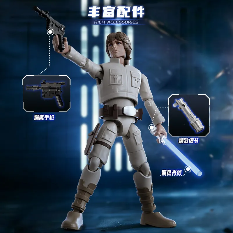 Blokees Star Wars figura de acción Mandalorian Ahsoka y Grogu - imagen 3