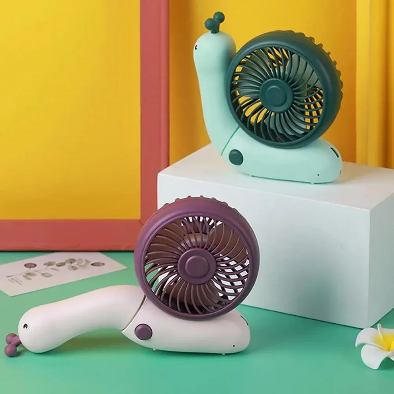 Ventilador portatil silencioso con diseno caracol - plegable escritorio - imagen 3
