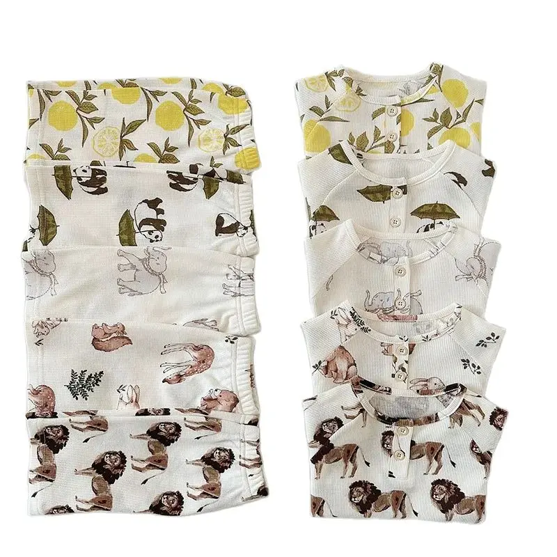 MILANCEL 2025 Pijama infantil con diseño animal - Conjunto cómodo - imagen 3