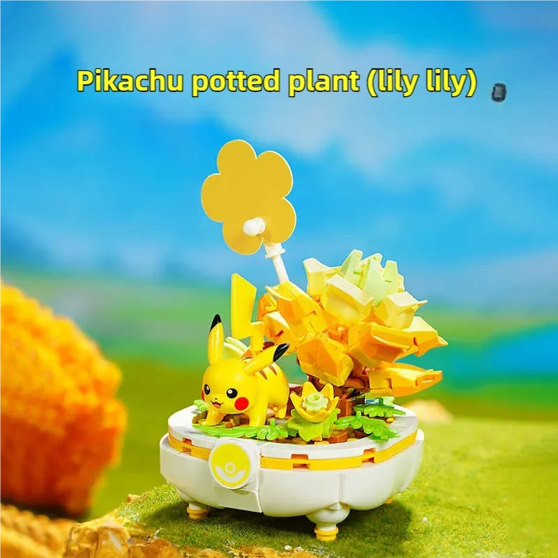 Bloques de construcción Pokémon Pikachu Togepi – Juguete escritorio - imagen 4