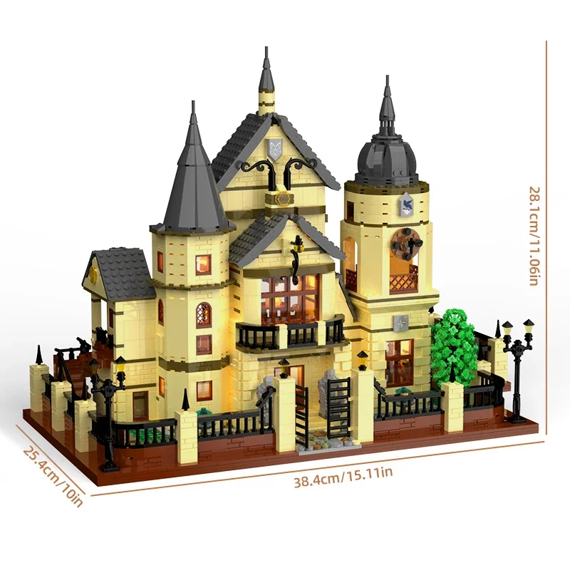 Bloques de construcción castillo clásico MOC fantasía infantil - imagen 3