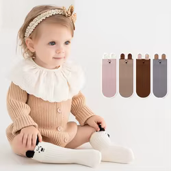 Calcetines cortos con dibujos animados para bebés y niños 0-8 años
