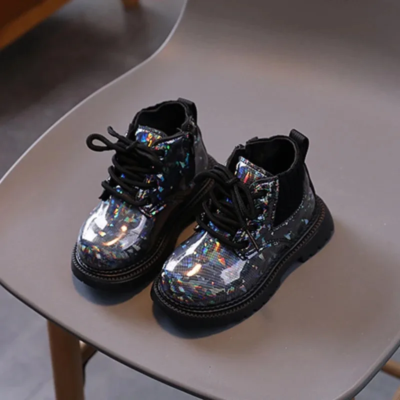 Botas cortas británicas de suela flexible para niña, invierno - imagen 5