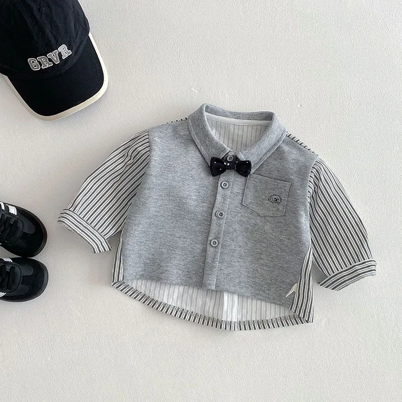 Camisa Milancel de algodón para niño – Estile británico - imagen 4