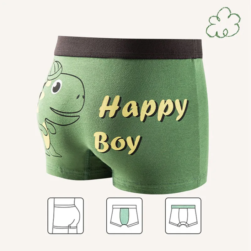 Boxers algodón transpirable niño – Coches y dinosaurios - imagen 3