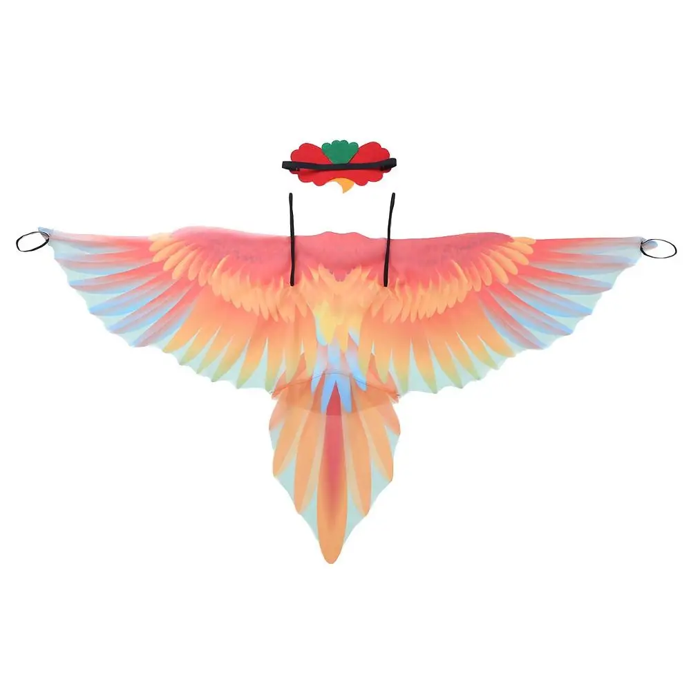 Disfraz de loro con colores vivos