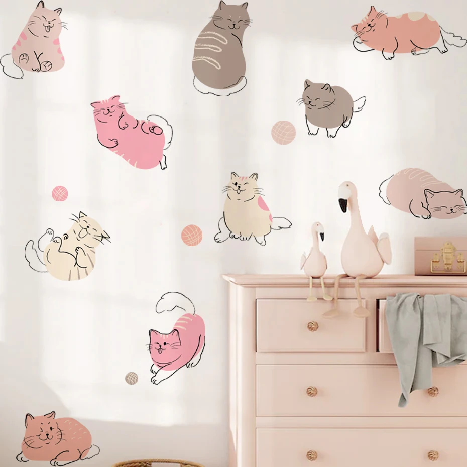 Pegatinas de pared con perros en acuarela para habitación infantil - imagen 2