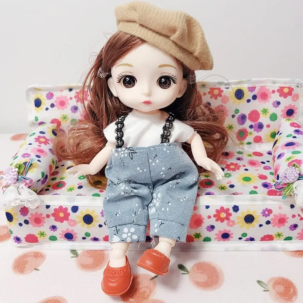 Conjunto BJD con pelele, falda y sombrero para muñecas - imagen 4