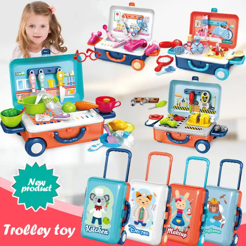 Kit médico infantil con maletín estuche de carro y accesorios