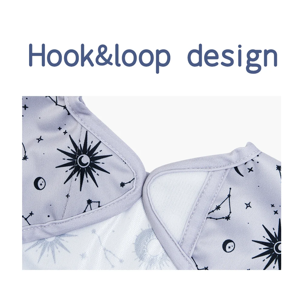 HappyFlute Babero impermeable reutilizable con bolsillo estampado - imagen 2