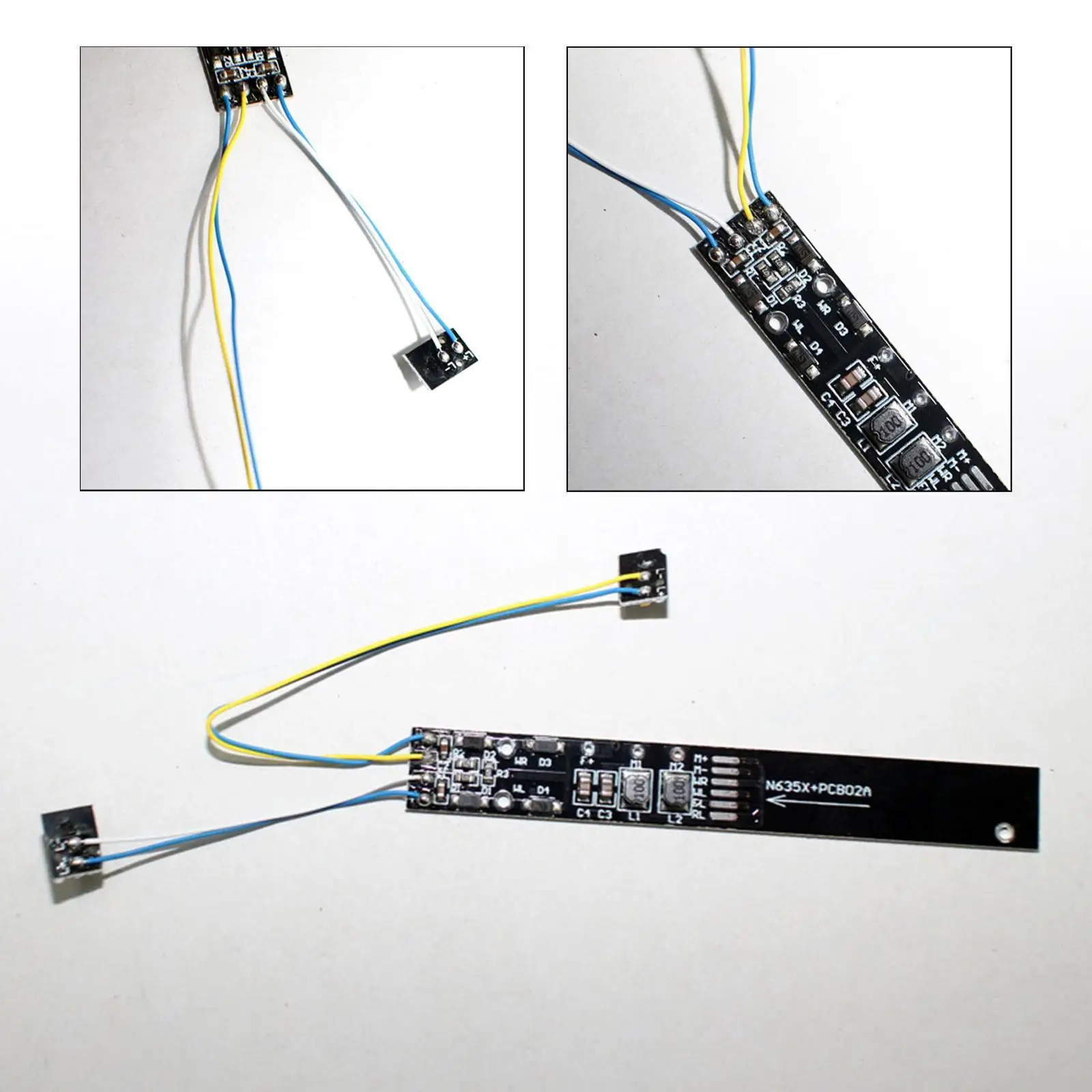 Placa IC y PCB para accesorios de tren a escala N 1:144