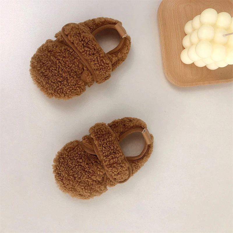 Botas de invierno para niña con forro de felpa y suela antideslizante - imagen 2