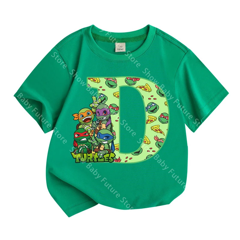 Camiseta manga corta verde Tortugas Ninja para niños - imagen 3