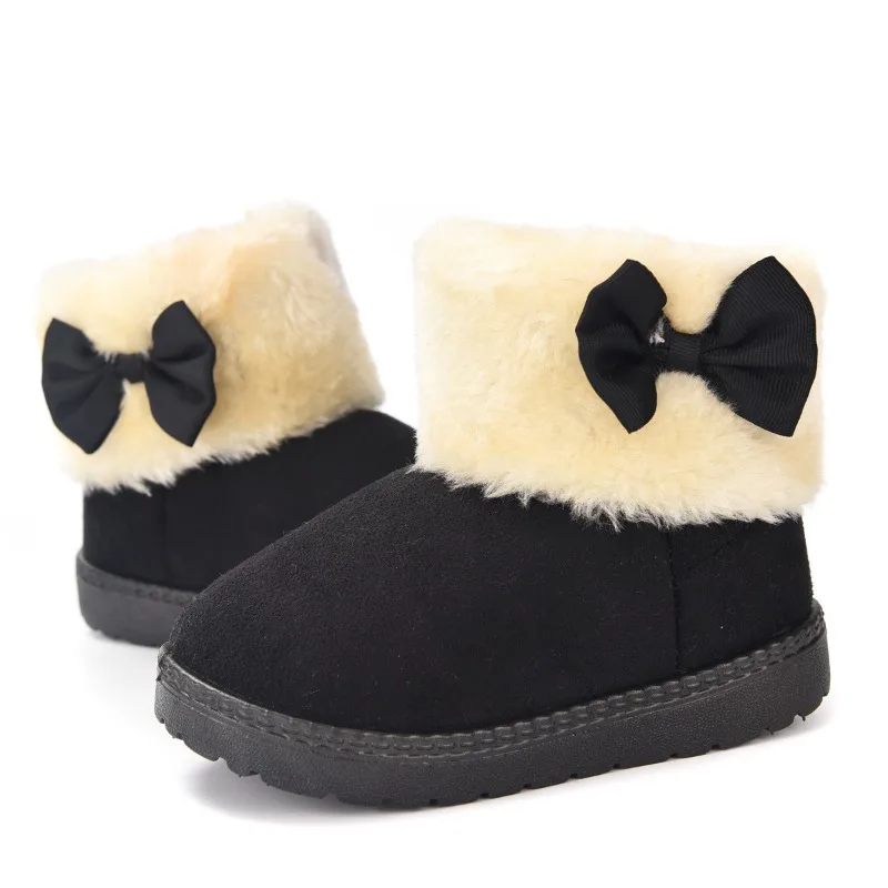 Botas de nieve niña impermeables con forro cálido - imagen 4