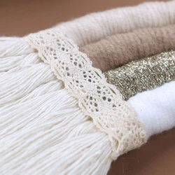 Tapiz infantil de macramé arcoíris hecho a mano para pared