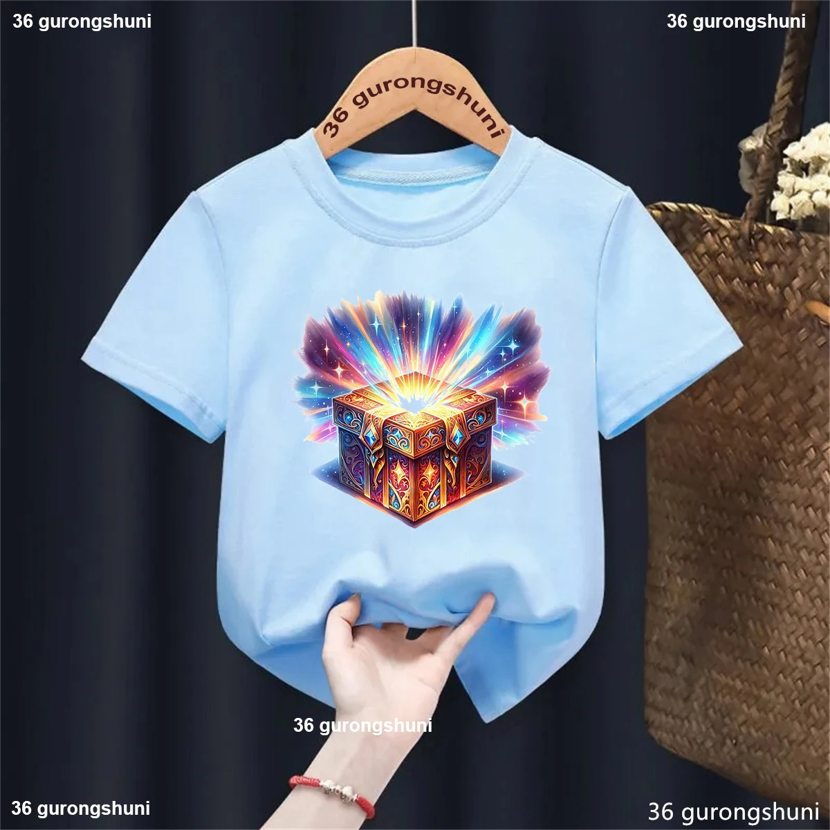 Ajuste y colores de la camiseta infantil