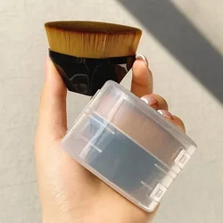 Brocha de maquillaje para polvo facial, suave y portátil