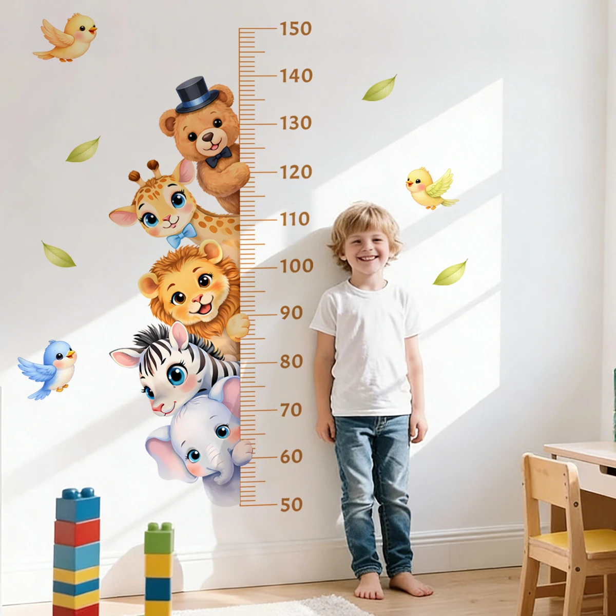 Pegatinas de pared infantiles con animales de dibujos animados - imagen 4