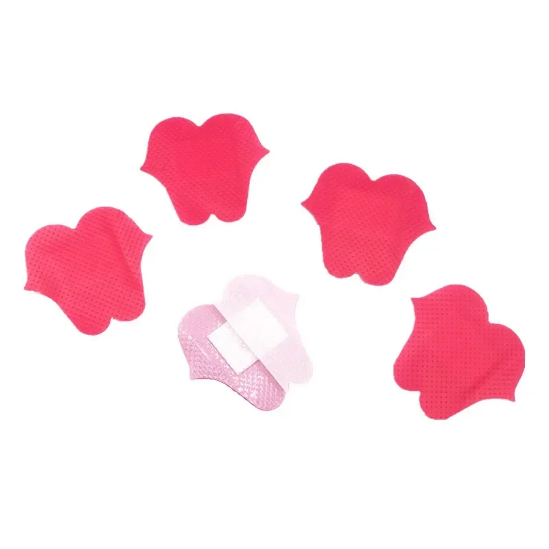 Tiritas decoradas corazones y labios rojos para niñas - imagen 2