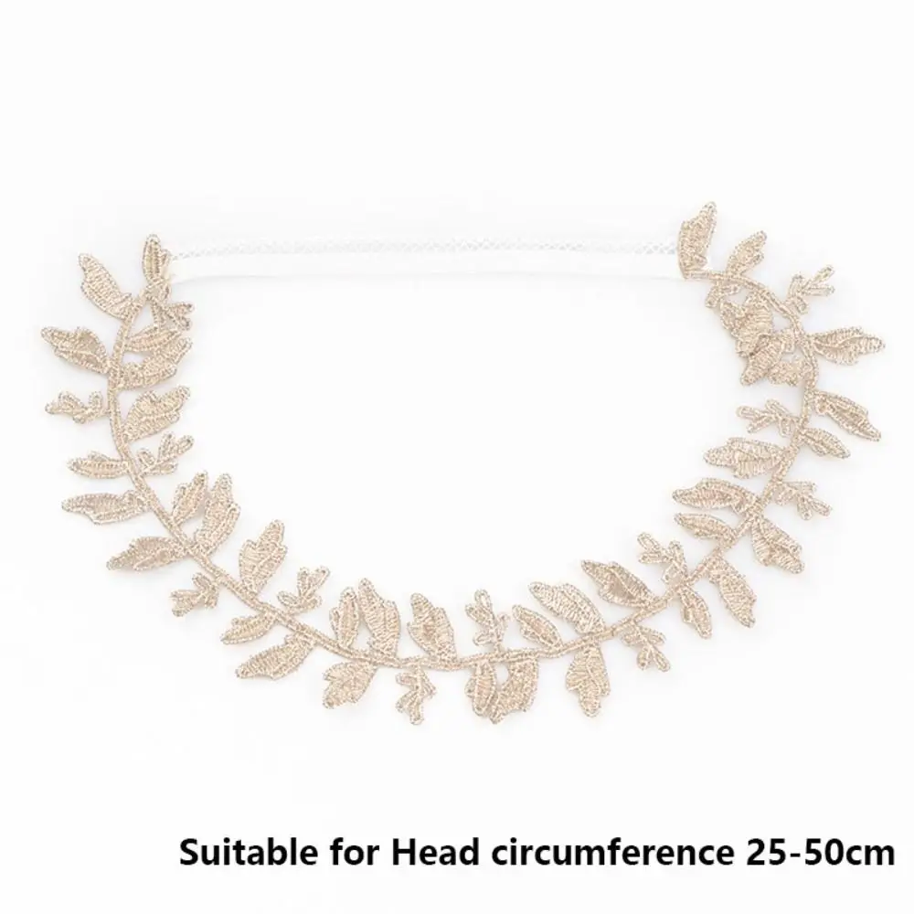 Diadema de encaje floral para bebé