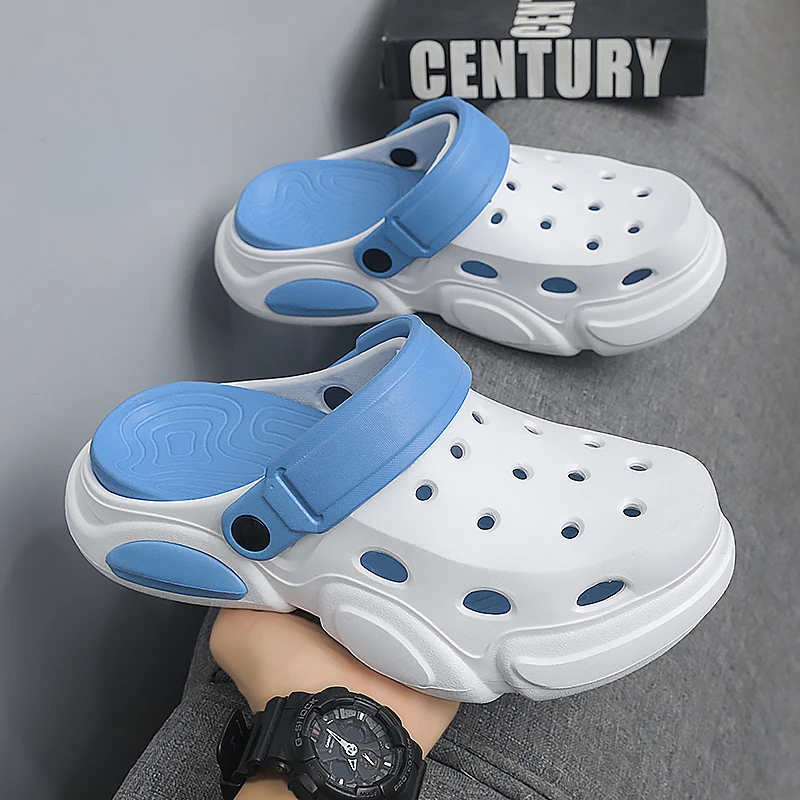 Sandalias de hombre punta cerrada antideslizante suela gruesa - imagen 4