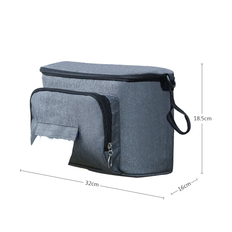 Bolsa pañales mochila impermeable con organizador y bolsillos viajes - imagen 3