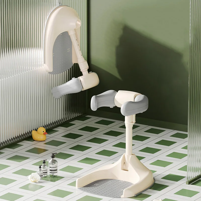 Asiento de ducha para niños – Base antideslizante y altura regulable - imagen 4