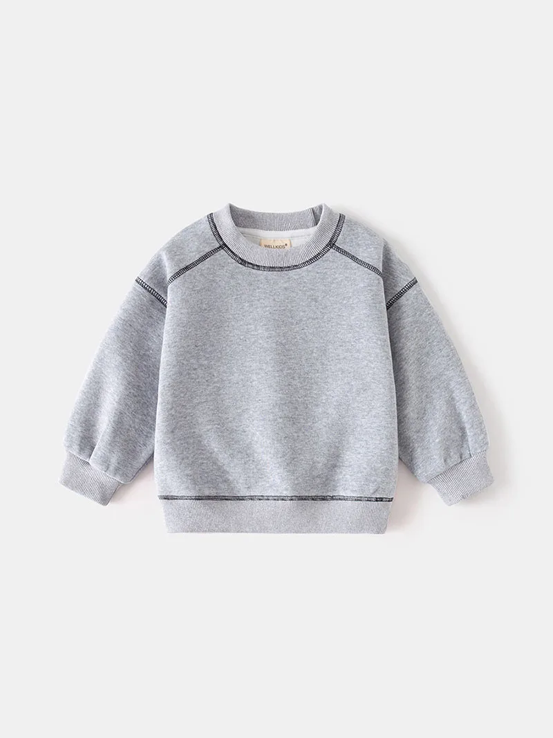 Sudadera con capucha MILANCEL para niño – Diseño contraste primavera - imagen 2