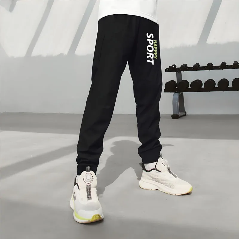 Pantalón chándal niño con estampado de letras – Primavera/Otoño - imagen 4