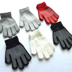 Guantes antideslizantes de punto para bebé invierno