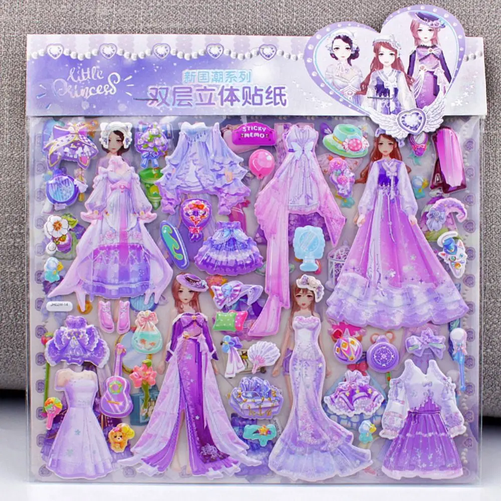 Pegatinas 3D para disfraz de princesa con encaje abullonado - imagen 2