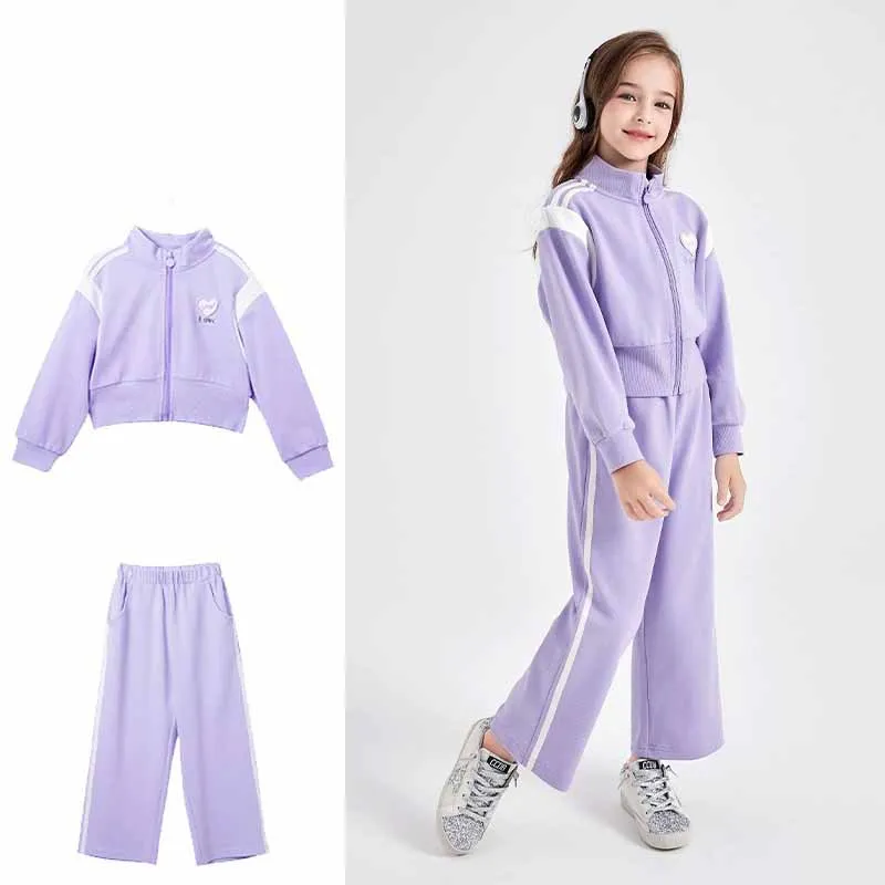 Conjunto de otoño para niñas con sudadera y pantalón - imagen 5