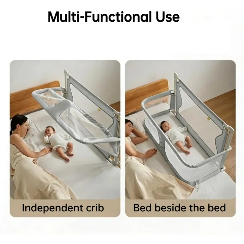 IMBABY Cuna para colecho portátil con barandilla de seguridad - imagen 4