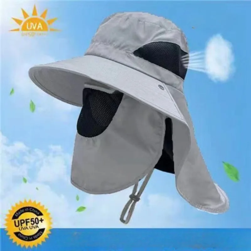 Sombrero de protección solar UV de ala ancha para verano - imagen 3