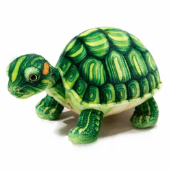 Peluche tortuga de orejas rojas realista, regalo y decoración