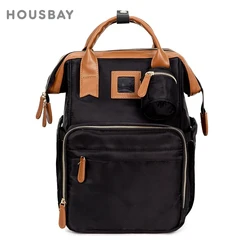 Mochila maternal impermeable para cochecito – Gran capacidad con bolsa húmeda