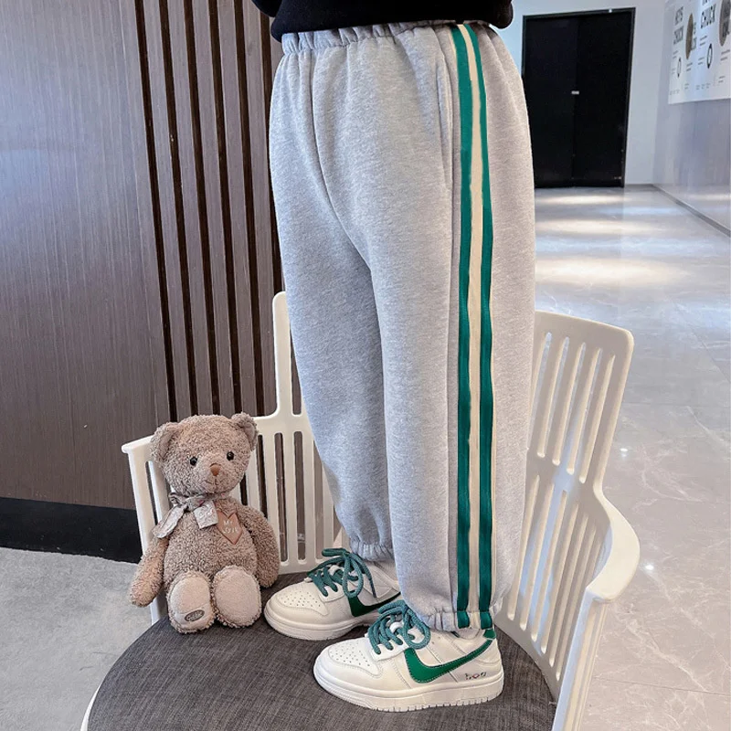 Pantalones acolchados de invierno térmicos para niños – Chándal - imagen 2