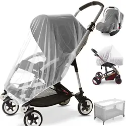 Mosquitera universal para cochecito, malla transpirable elástica