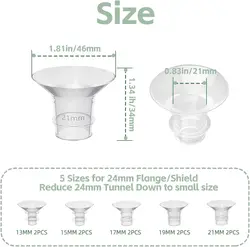 Medela Spectra Momcozy insertos de brida silicona compatibles