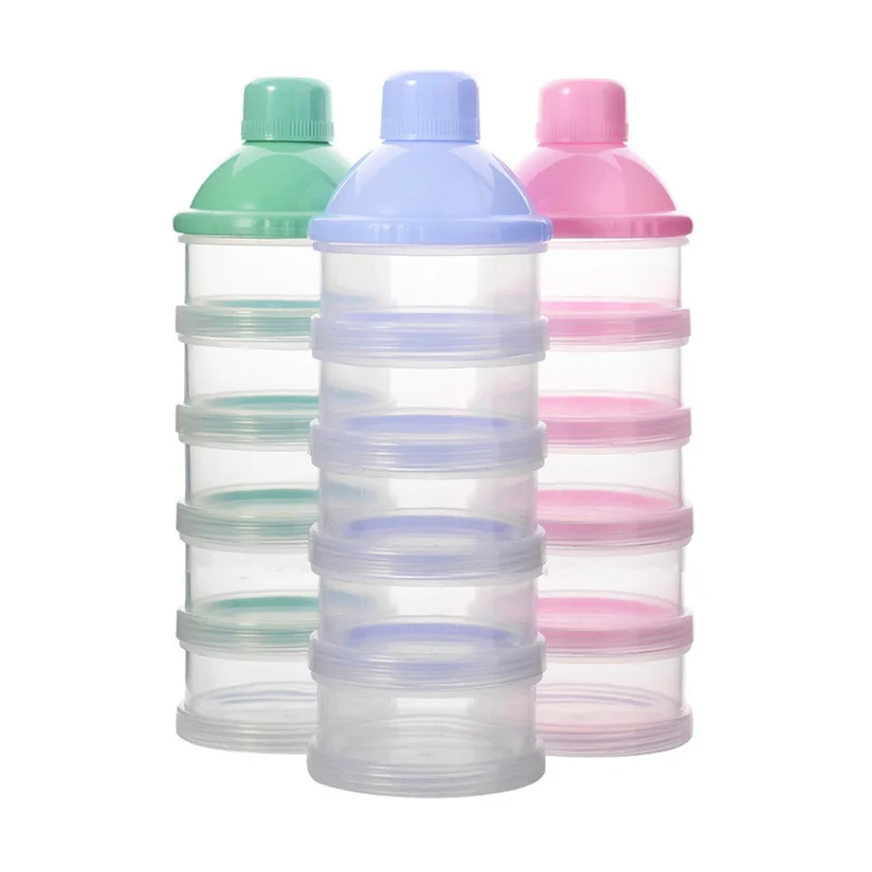 Contenedor de leche en polvo infantil desmontable, caja de aperitivos