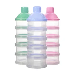 Contenedor de leche en polvo infantil desmontable, caja de aperitivos