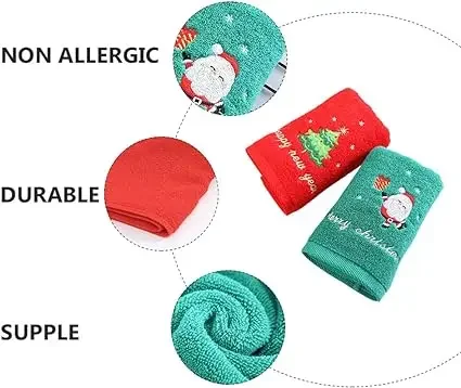 Kerstcadeau Toalla de bebé para familia con tejido suave