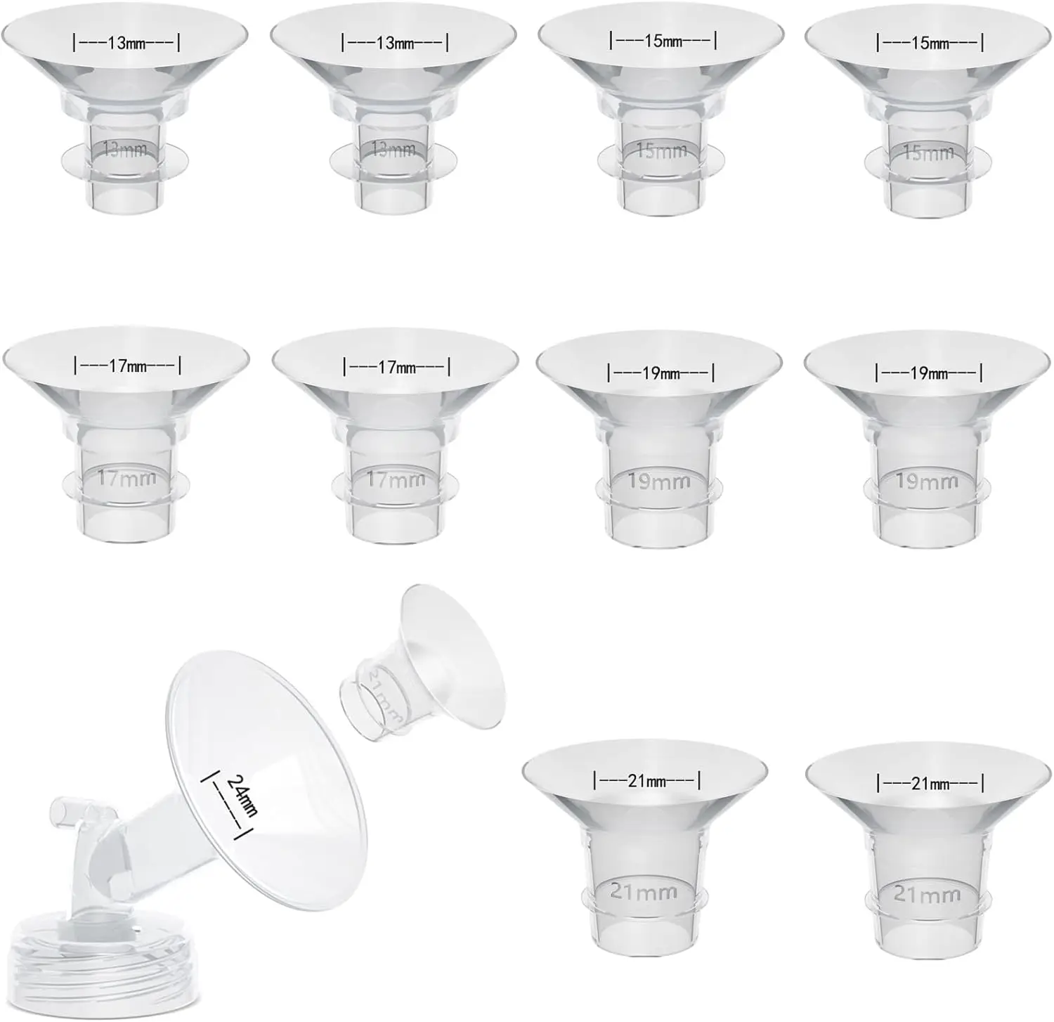 Adaptadores universales y compatibles para extractor de leche materna