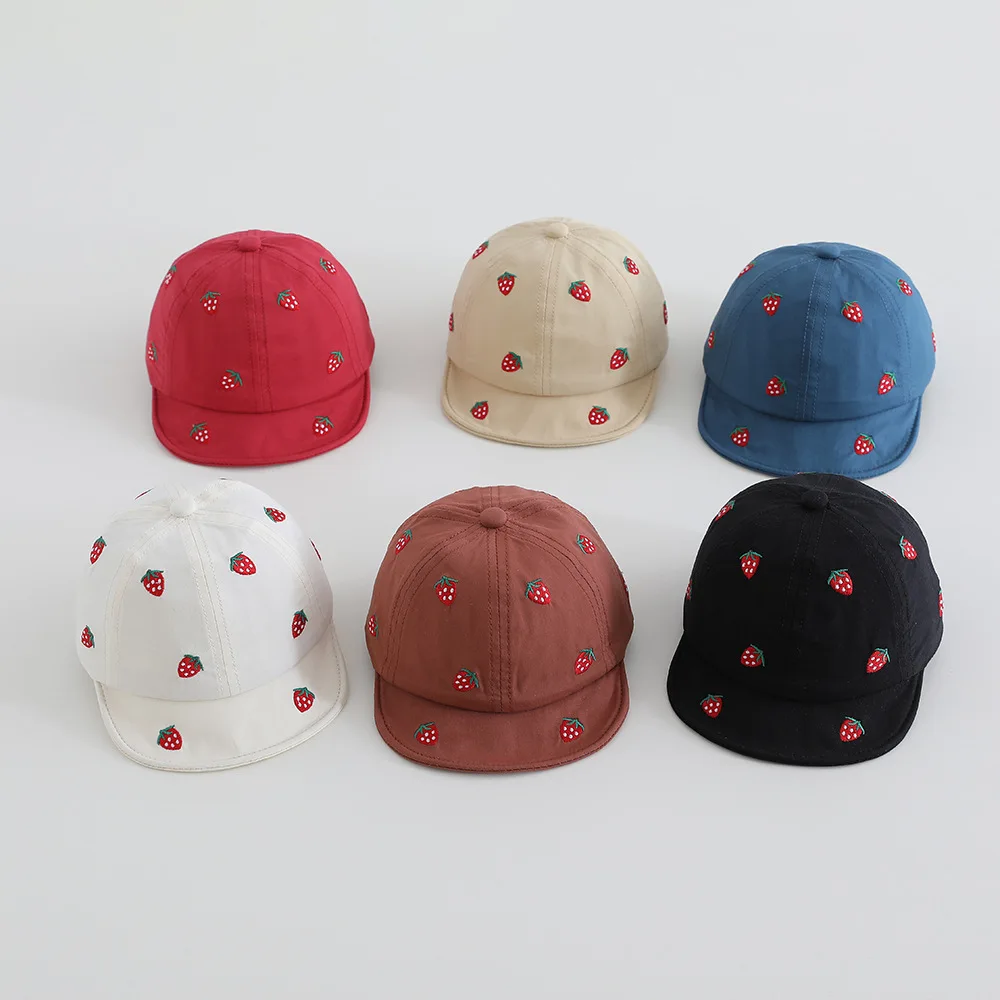 Gorra infantil de béisbol con ala suave y protección solar